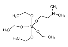 Niobium tetraethoxy dimethylaminoethoxide Chemical Structure
